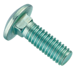 Bulong Đầu Tròn Cổ Vuông Thép Mạ Kẽm 4.8
