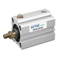 Xi Lanh Khí Nén Compact Tác Động Đơn Dòng SSA