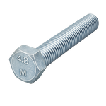 Bulong Lục Giác Thép Mạ Kẽm 4.8