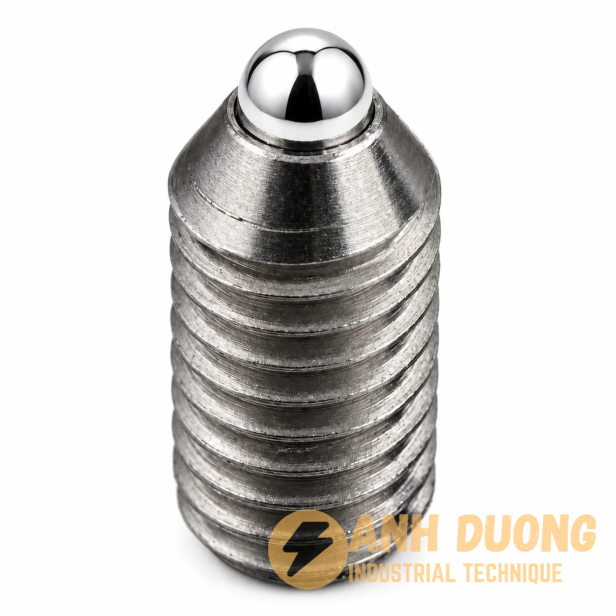 Vít Nhún Lò Xo Ngắn Mũi Inox 440C