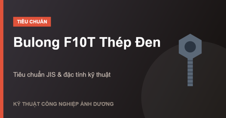 bulong F10T thép đen