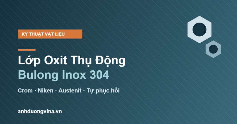 lớp oxit thụ động bulong inox 304