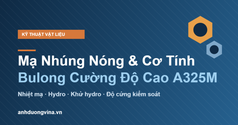 mạ nhúng nóng cơ tính bulong A325M