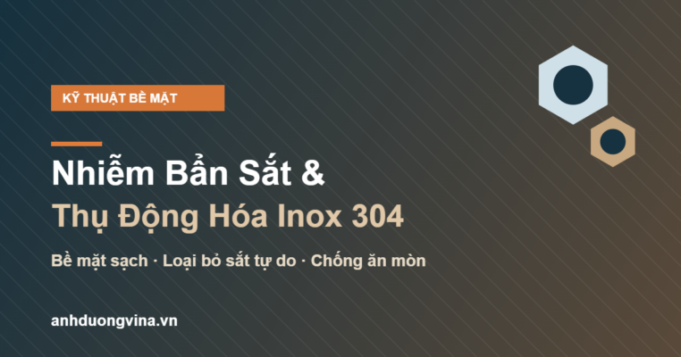 thụ động hóa bề mặt bulong inox 304