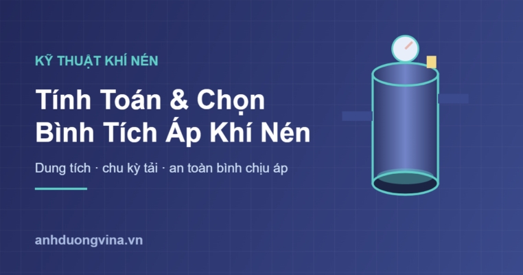 Tính toán và chọn bình tích áp khí nén