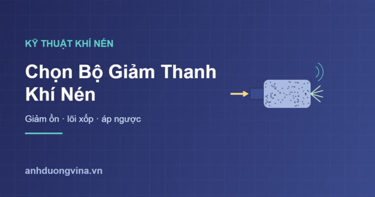Chọn bộ giảm thanh khí nén