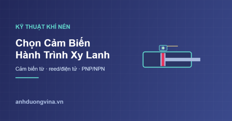 Chọn cảm biến hành trình xy lanh khí nén