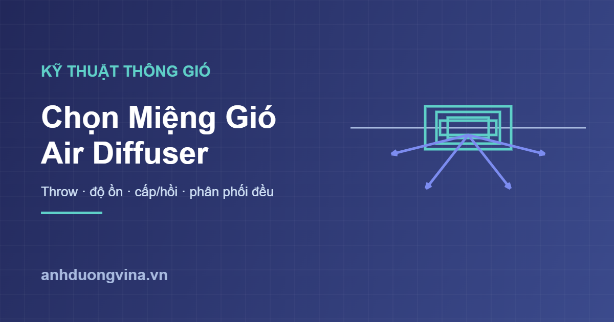 Chọn miệng gió air diffuser