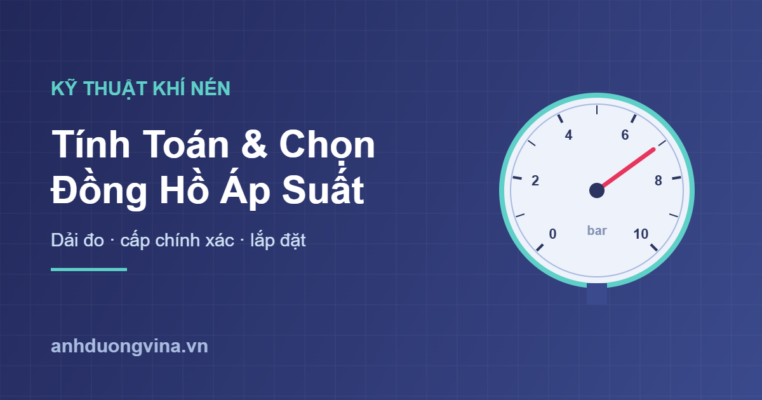 Tính toán và chọn đồng hồ áp suất khí nén