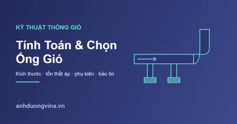 Tính toán và chọn ống gió ductwork