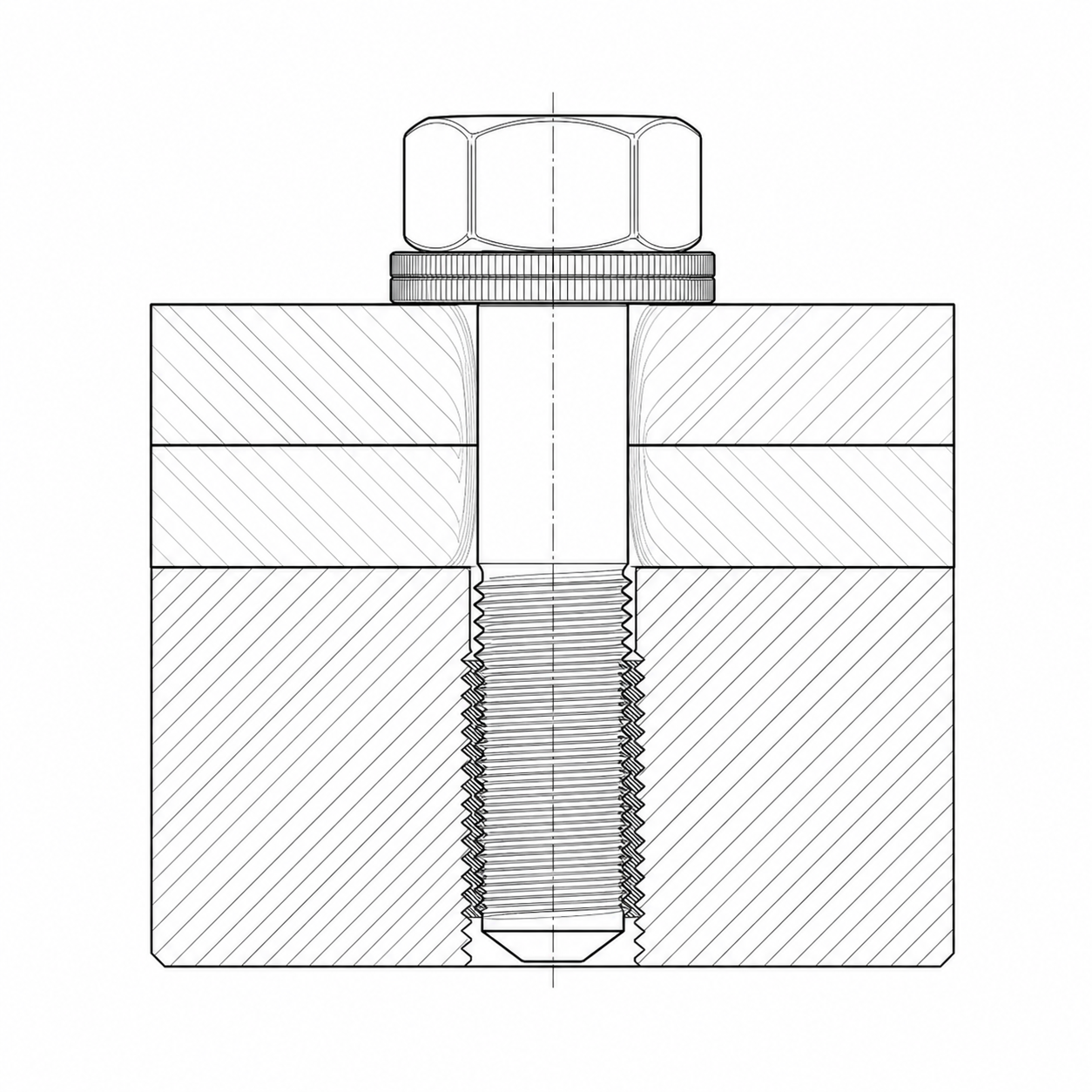 Nguyên lý cam nêm chống tự nới của long đền chống xoay Inox 304 M27
