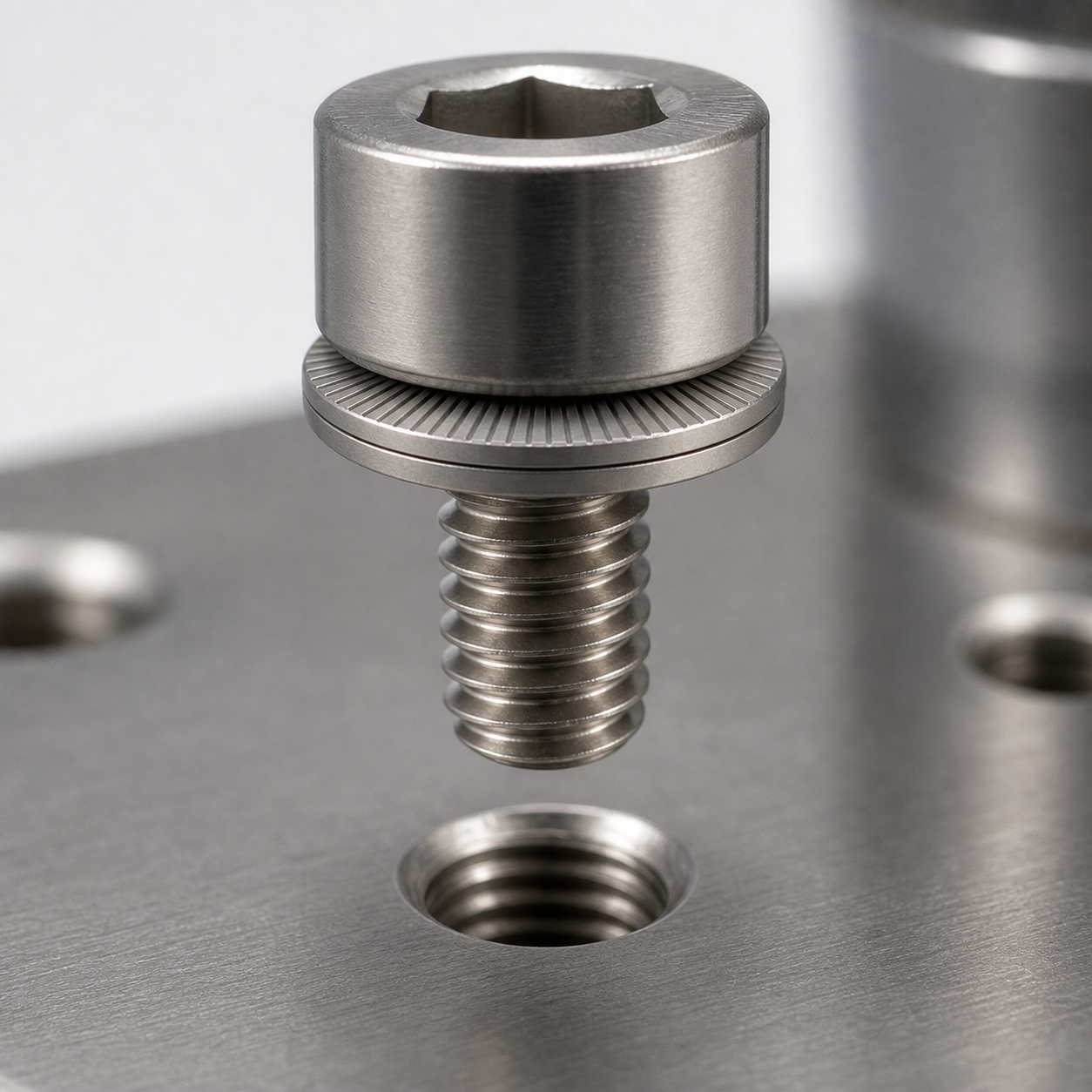 Cách lắp long đền chống xoay Inox 304 M3 đúng chiều dưới đầu bu lông