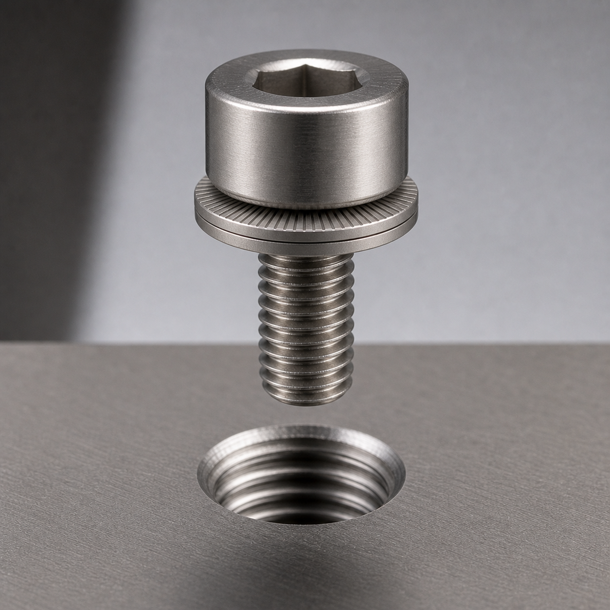 Cách lắp long đền chống xoay Inox 304 M4 đúng chiều dưới đầu bu lông