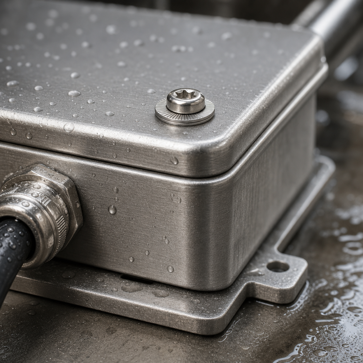 long đền chống xoay Inox 304 M4 giữ pát hộp nối tín hiệu khu vực ẩm