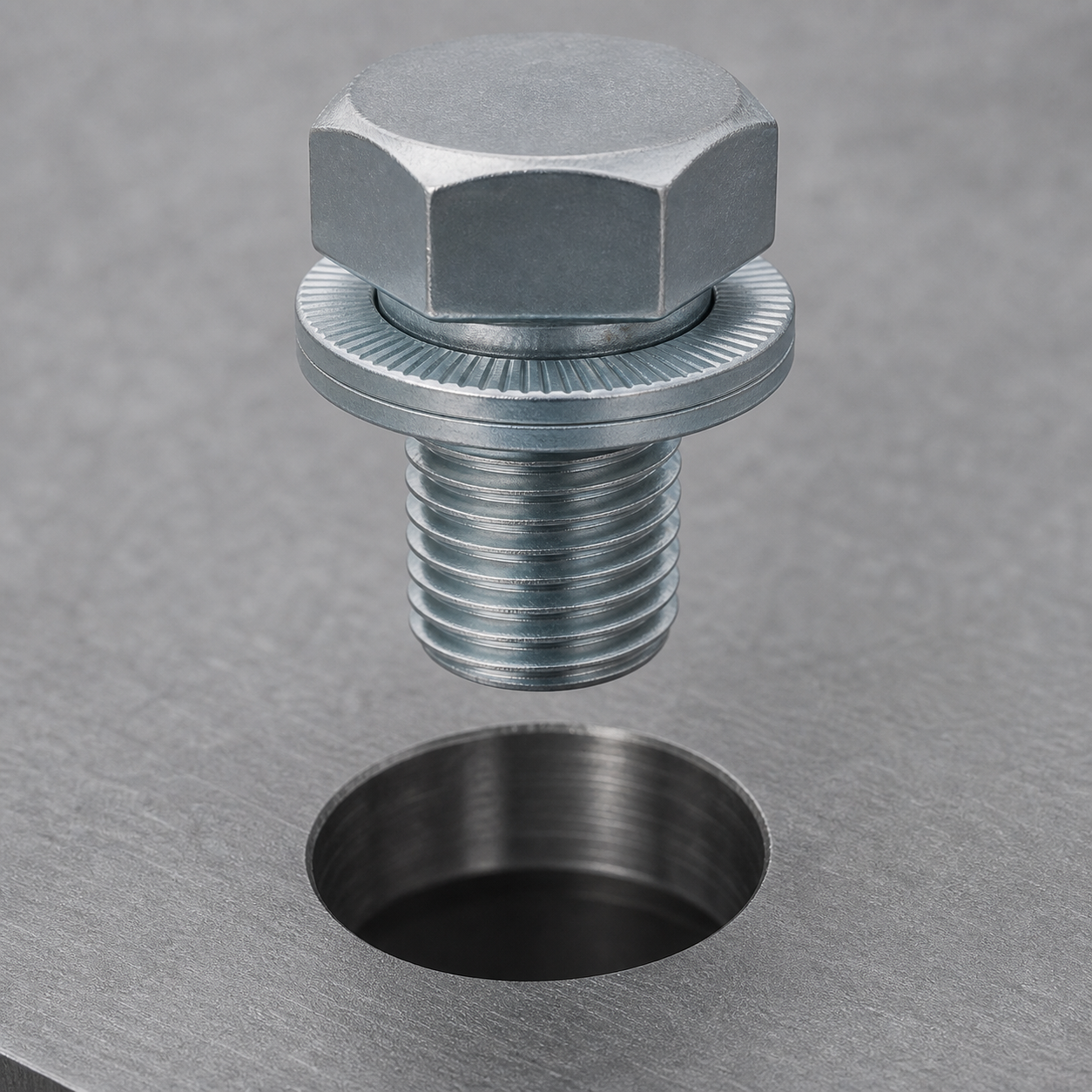 Cách lắp long đền chống xoay thép mạ kẽm M22 DIN 25201 đúng chiều